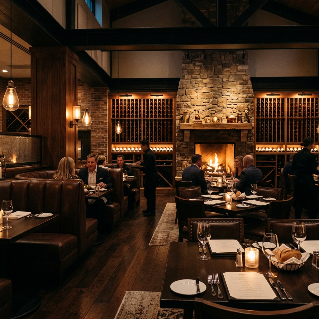 Ambiente elegante del restaurante